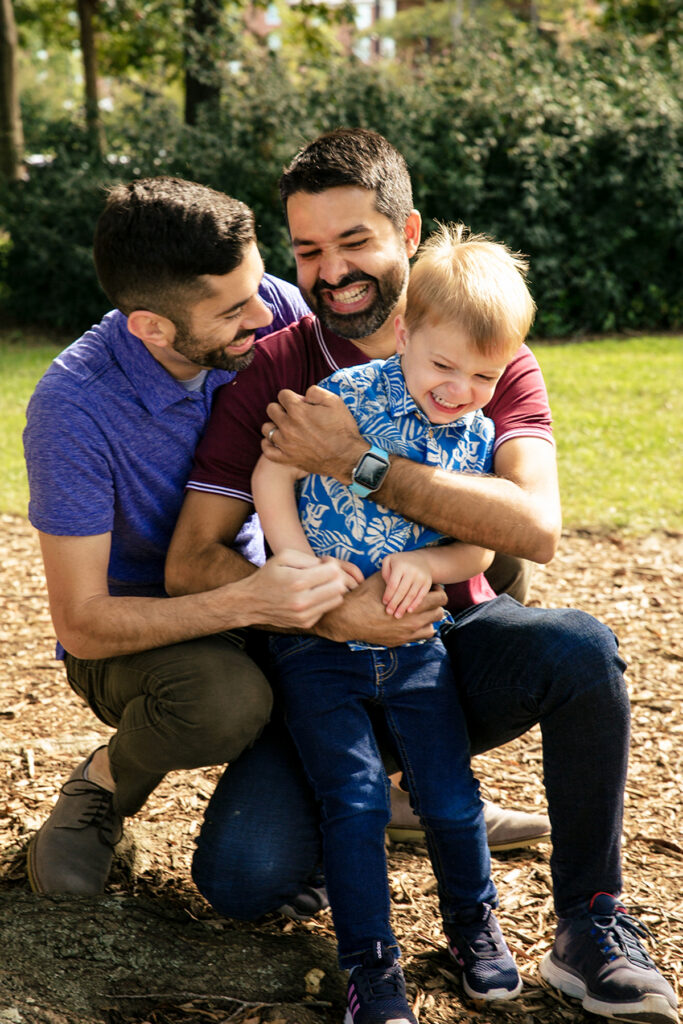 Gay Family session by Asheville Photographer Dawn E Roscoe