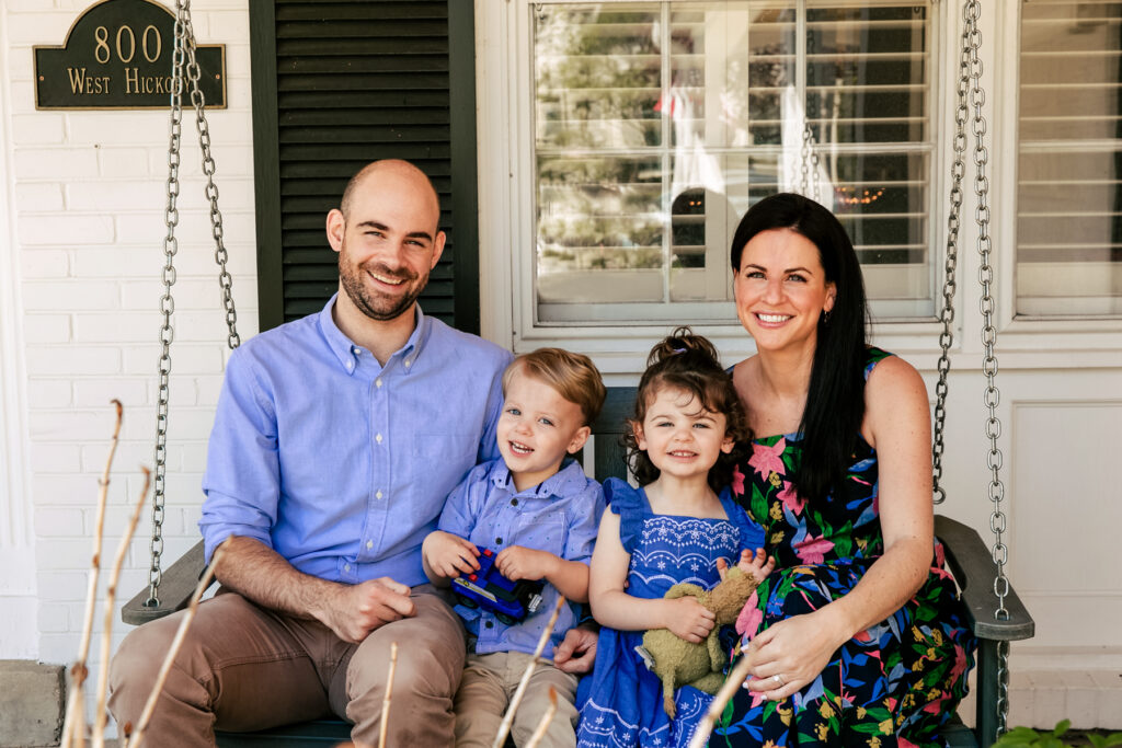 Family porch sessions by Asheville Photographer Dawn Roscoe