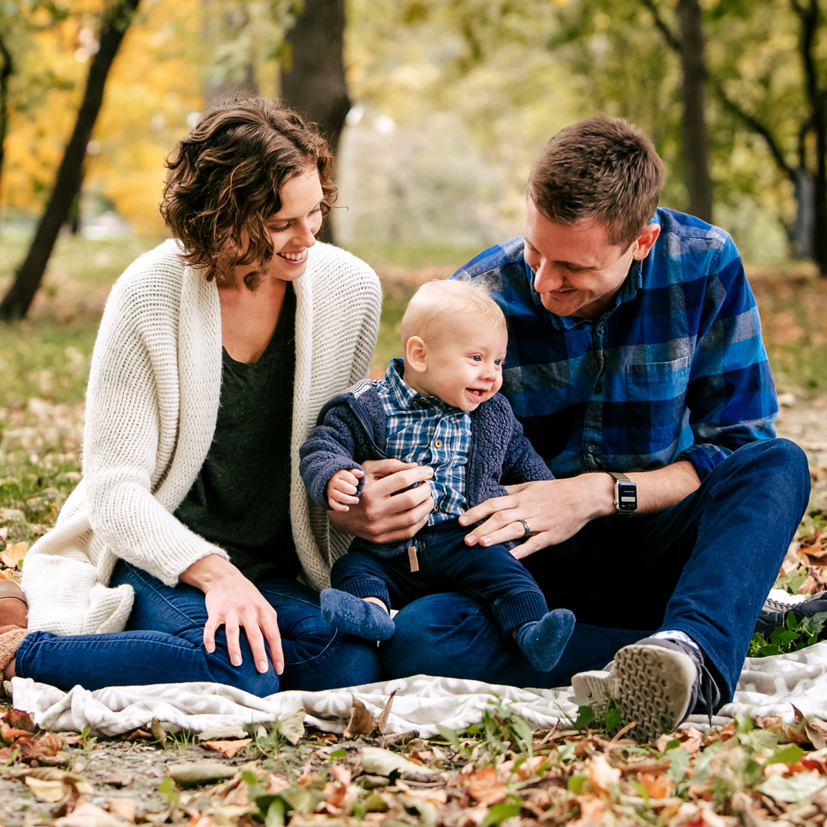 Fall Family Session by Asheville Photographer Dawn E Roscoe
