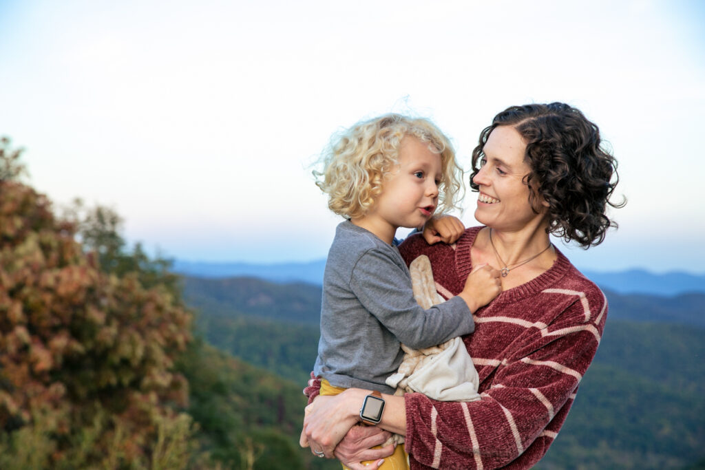 Pisquah Mountain Family Session by Asheville Photographer Dawn E Roscoe